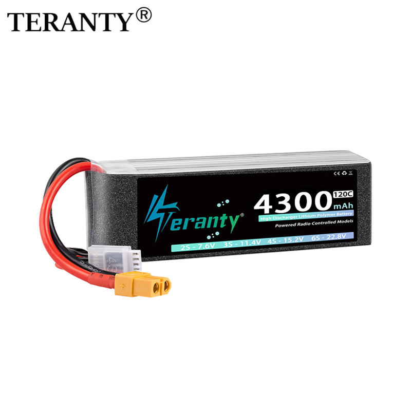 Drone Battery 4S - TERANTY 4S 4300mAh 14.8V 70C 15.2V