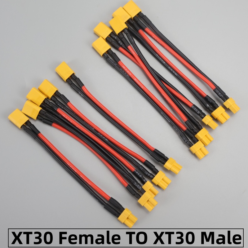 Drone Battery Plate - XT30 Male to Female Power Cable