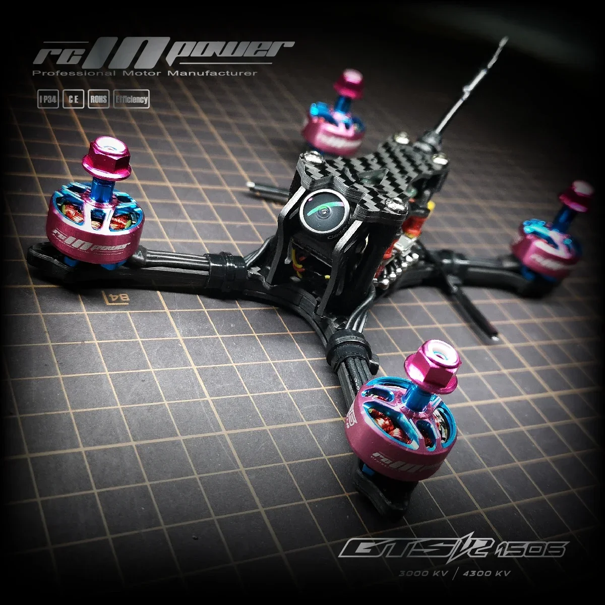 RCINPOWER GTS V2 1506 Brushles - огляд і ціна Drone Battery 4S