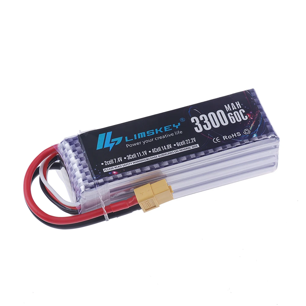 4S LiPo Battery 14.8V 3300mAh  - огляд і ціна Drone Battery 4S