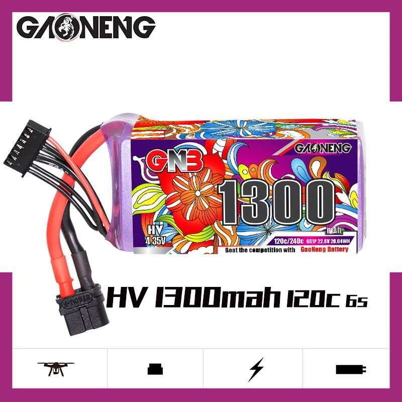 2Pcs GNB 6S Lipo Battery 22.8V - огляд і ціна Drone Battery 6S