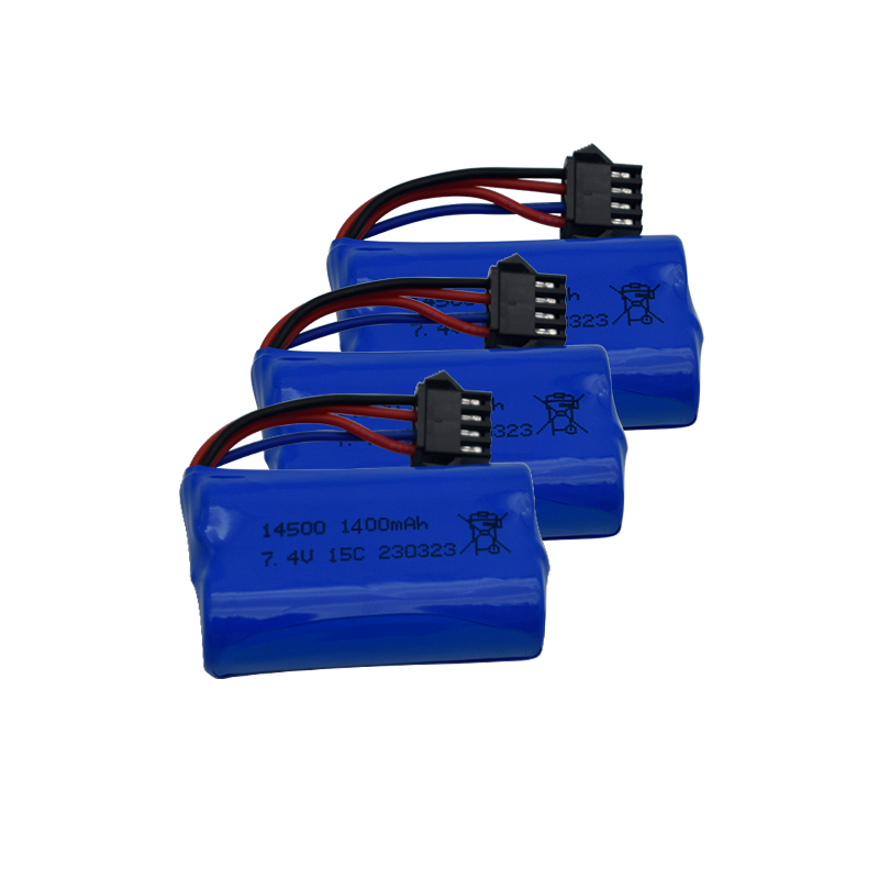 7.4V 1400mAh 14500 Lithium-Ion - огляд і ціна Drone Battery Li-Ion
