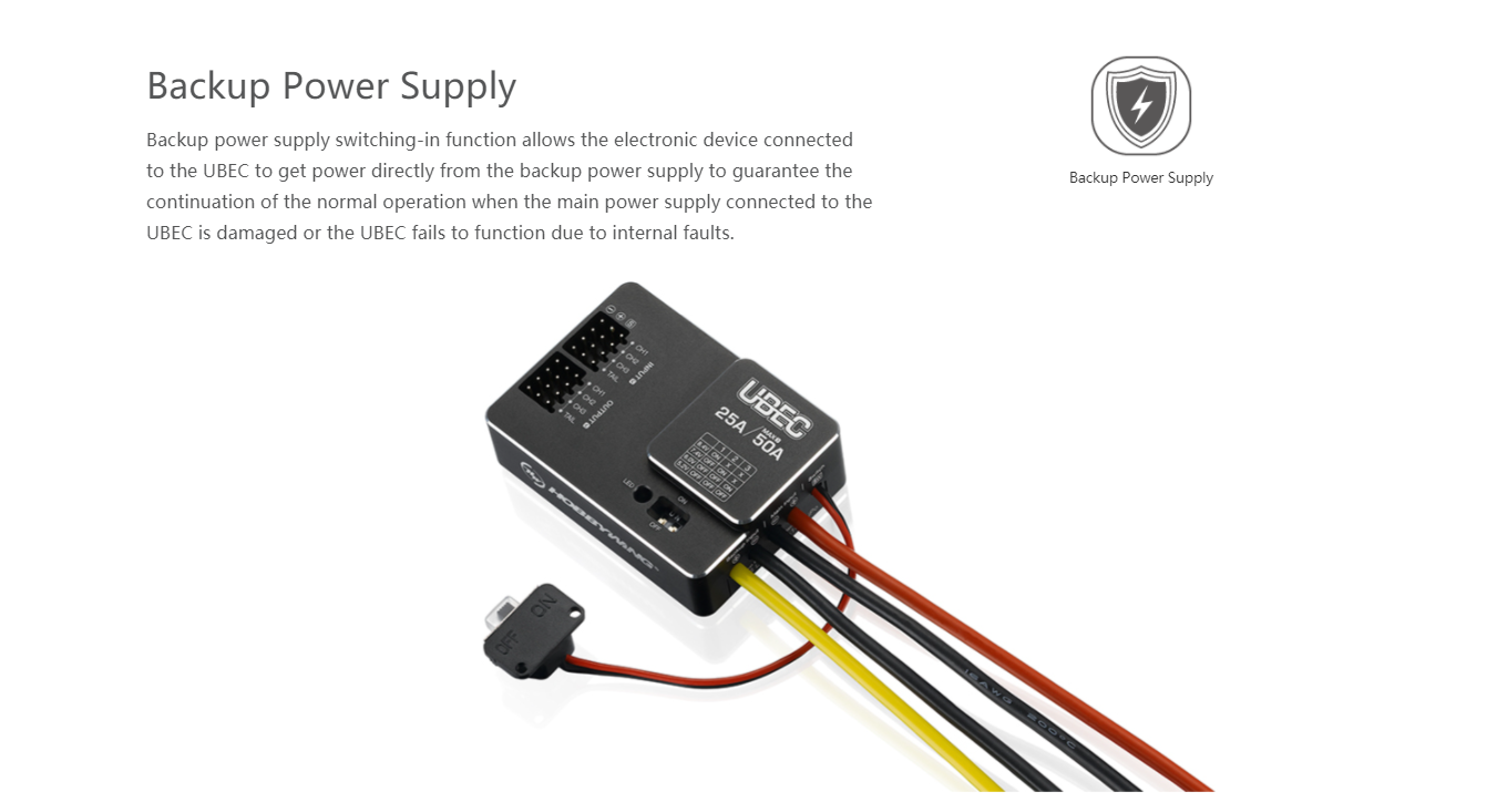 Hobbywing UBEC 25A 3-18S 10A 2 - огляд і ціна Drone Battery High Voltage