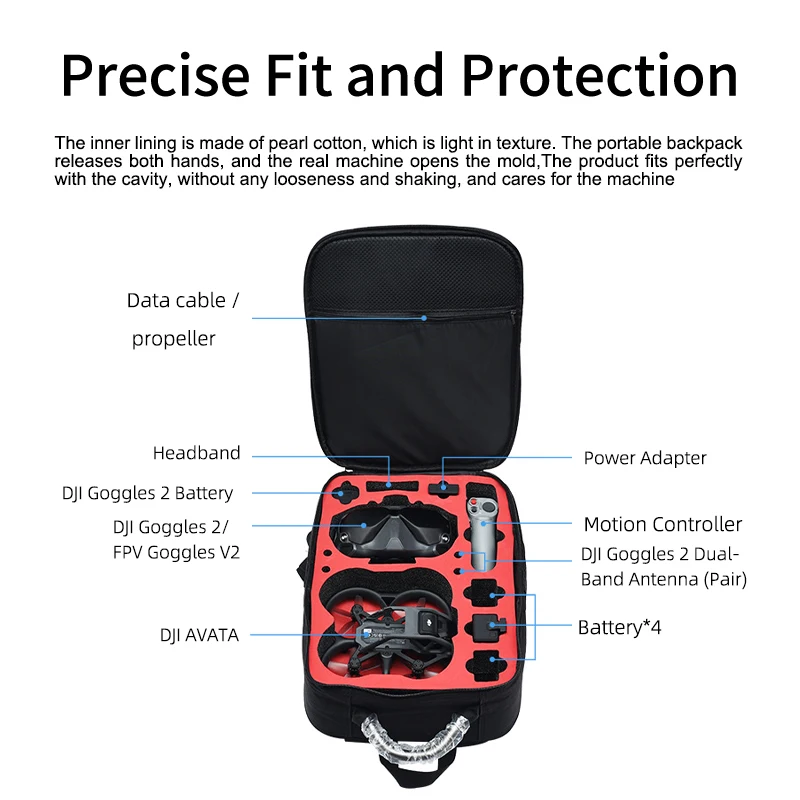 Portable Case Backpack Nylon W - огляд і ціна Drone Battery Bag