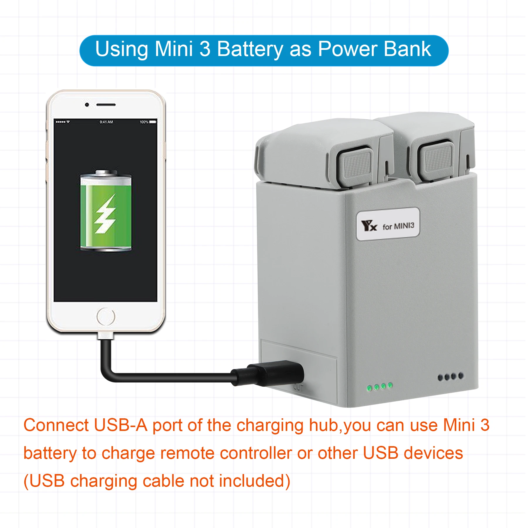 Charger Hub for DJI Mini 4 Pro - огляд і ціна Drone Battery Smart
