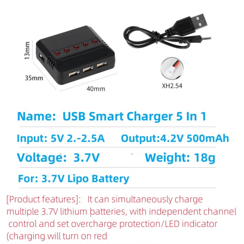 Syma X5HW X5HC X5C X5SW 3.7V 5 - огляд і ціна Drone Battery Charger