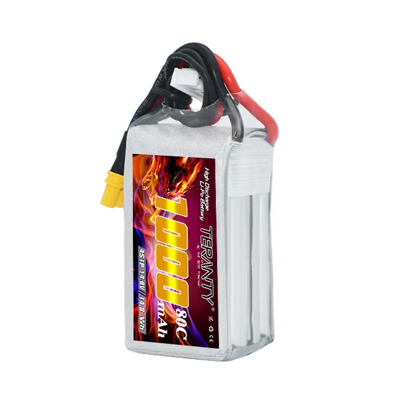 TERANTY 4S 1000mAh 14.8V 80C/1 - огляд і ціна Drone Battery Plate