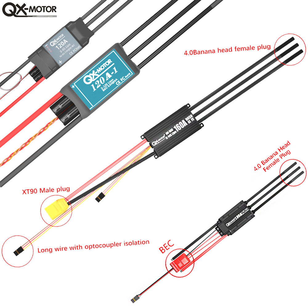20A-120A Brushless ESC Speed C - огляд і ціна Drone Battery Plate