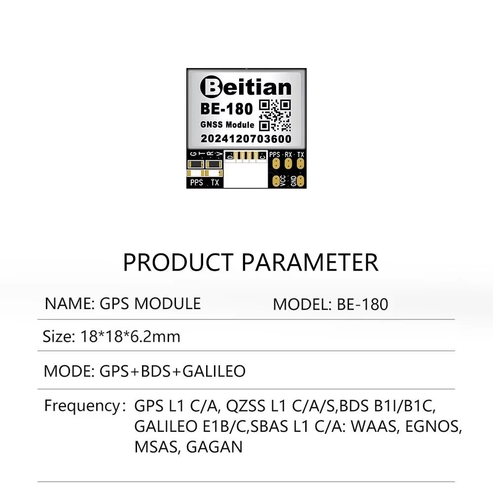 Beitian GPS Module BE-180 BE-2 - огляд і ціна Drone Battery Plate