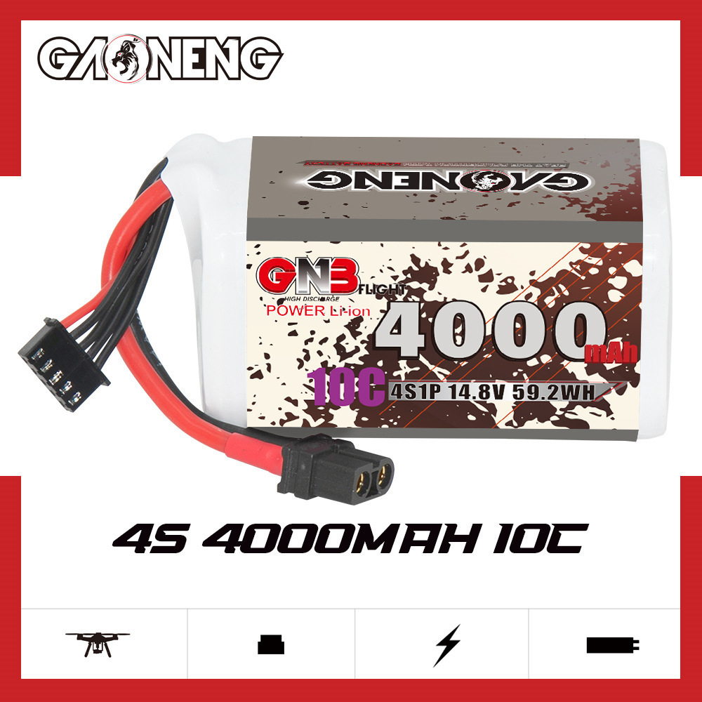 GNB 4000mAh 4S 14.8V 10C 20C W - огляд і ціна Drone Battery Plate