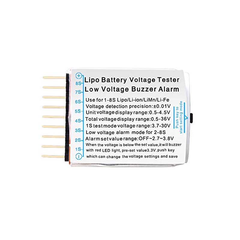 RC Car Cell Checker BB ring Li - огляд і ціна Drone Battery Voltage Checker