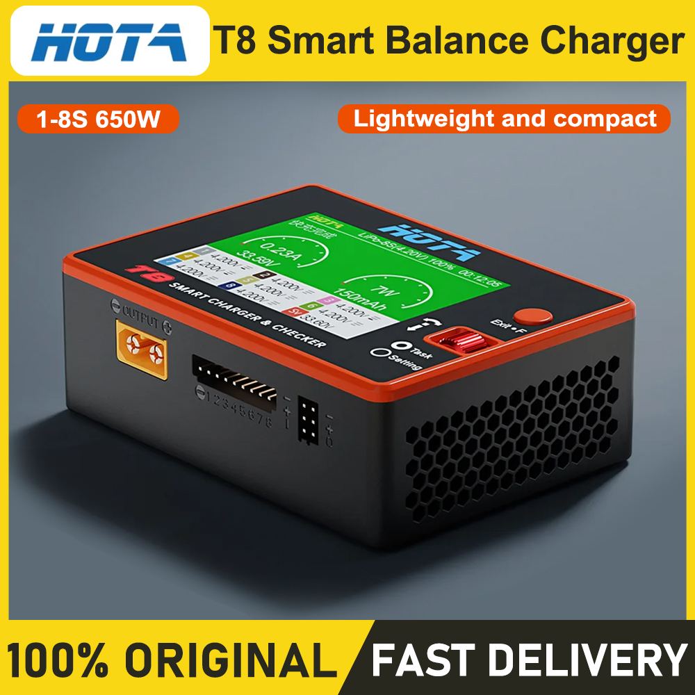 HOTA T8 Smart Balance Charger  - огляд і ціна Drone Battery Smart