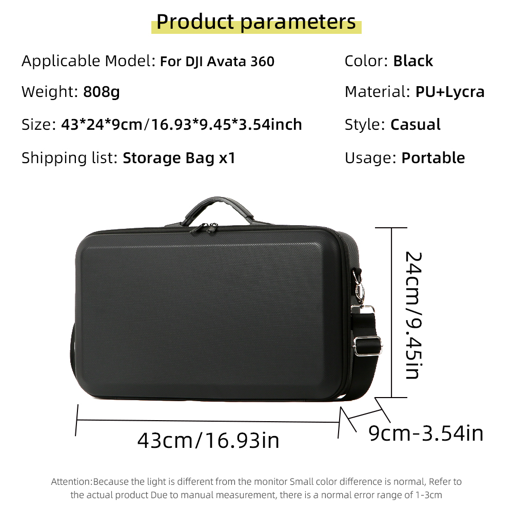 Carrying Case for DJI Avata 36 - огляд і ціна Drone Battery Bag