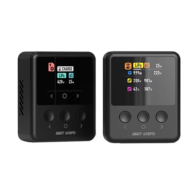 ISDT 608PD DC 240W/10A USB C 1 - огляд і ціна Drone Battery Smart