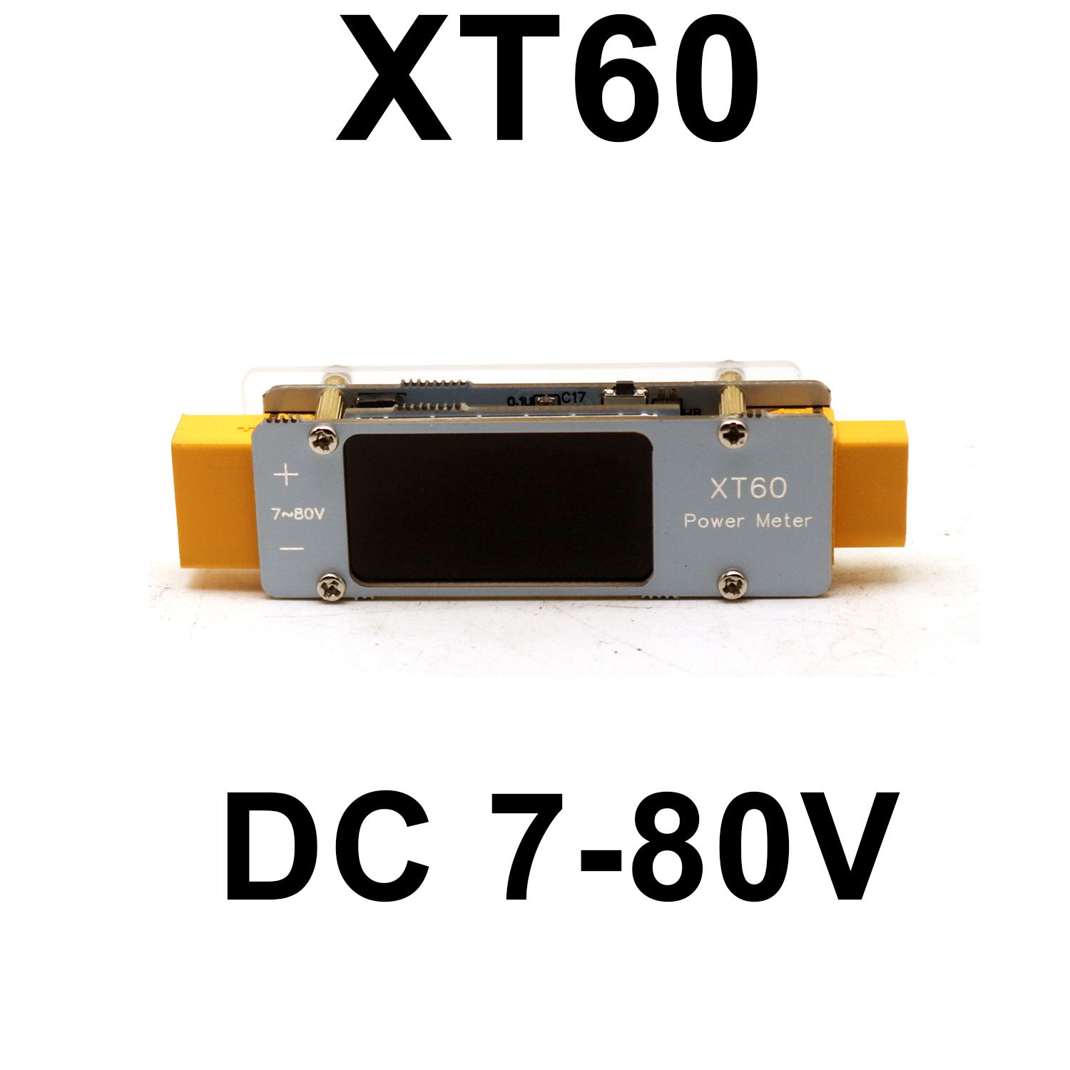 64A DC XT60 Power Meter Bidire - огляд і ціна Drone Battery Voltage Checker