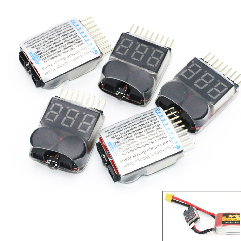 Lipo Battery Voltage Tester vo - огляд і ціна Drone Battery Alarm