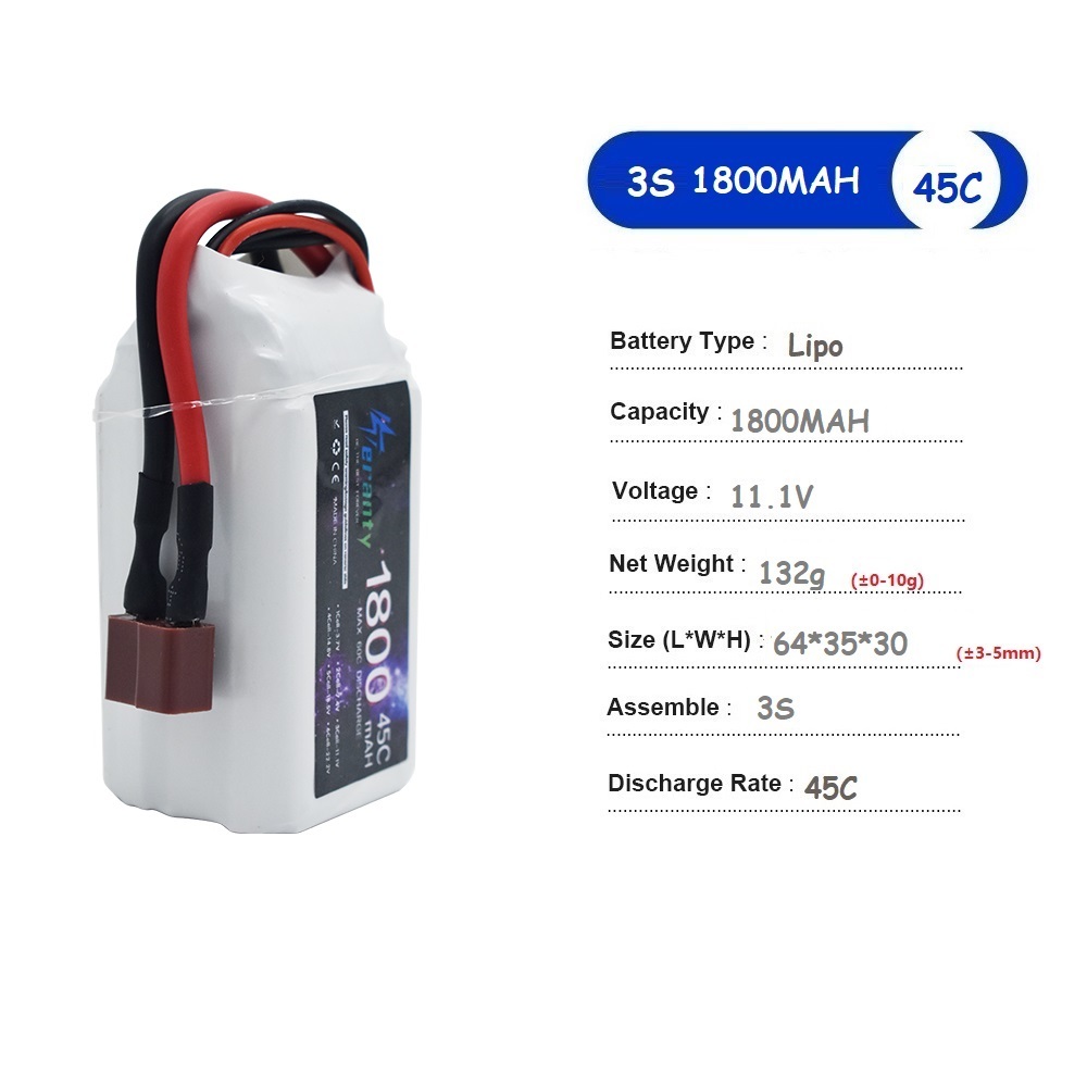 11.1V LiPo Battery 3S 1500mah  - огляд і ціна Drone Battery Li-Ion