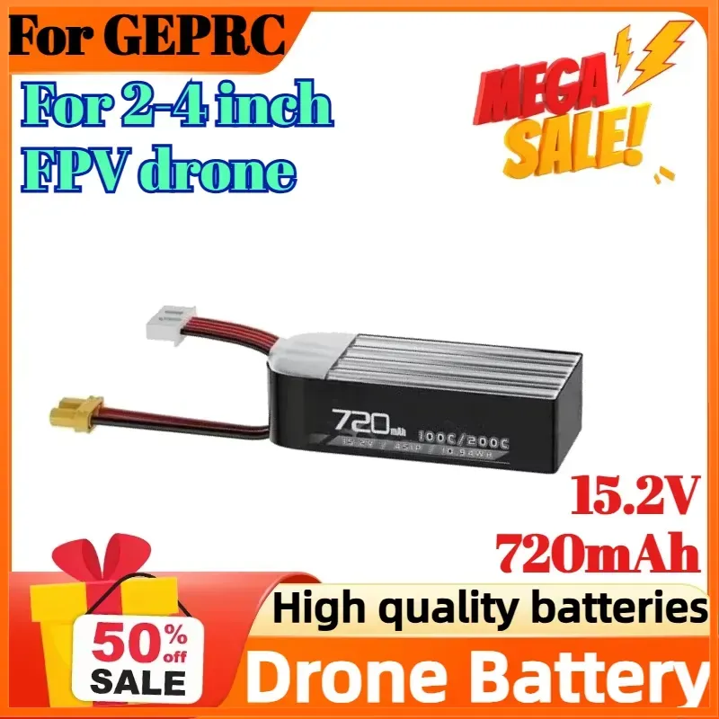 4S 15.2V 720mAh 100C Battery f - огляд і ціна Drone Battery High Voltage