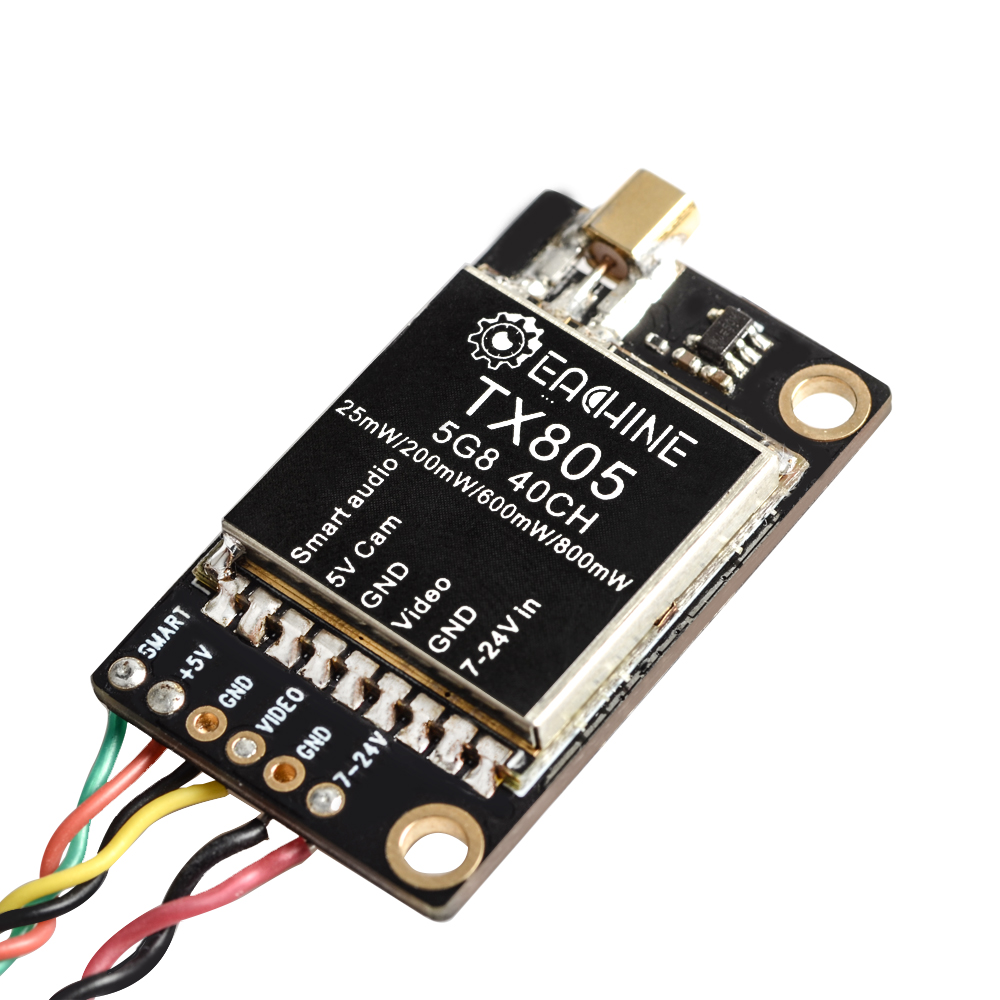 Eachine TX805 VTX 5.8G 40CH 25 - огляд і ціна Drone Battery Smart