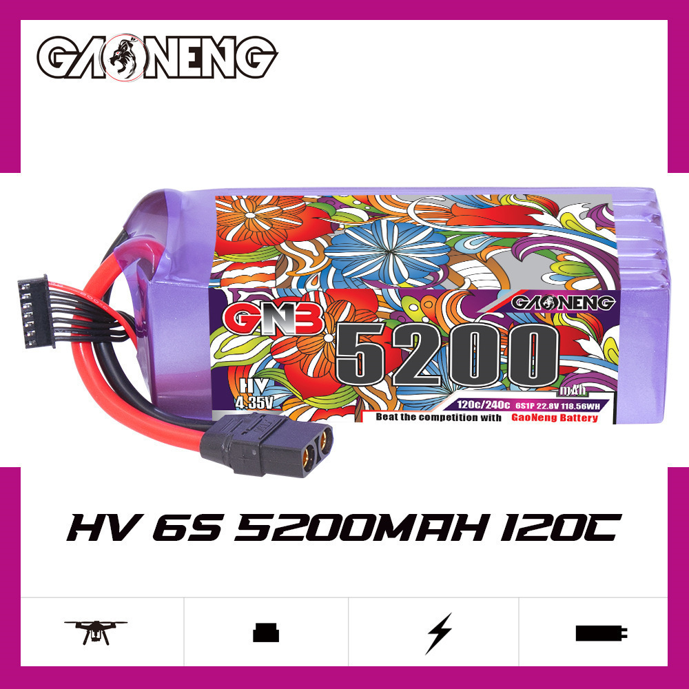 GNB Lipo Battery 6S 22.8V 3000 - огляд і ціна Drone Battery 6S