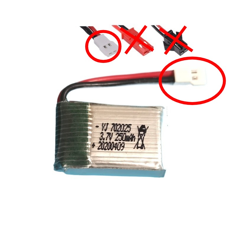 Vj 702025 for H2 H8 H48 U207 R - огляд і ціна Drone Battery Li-Ion