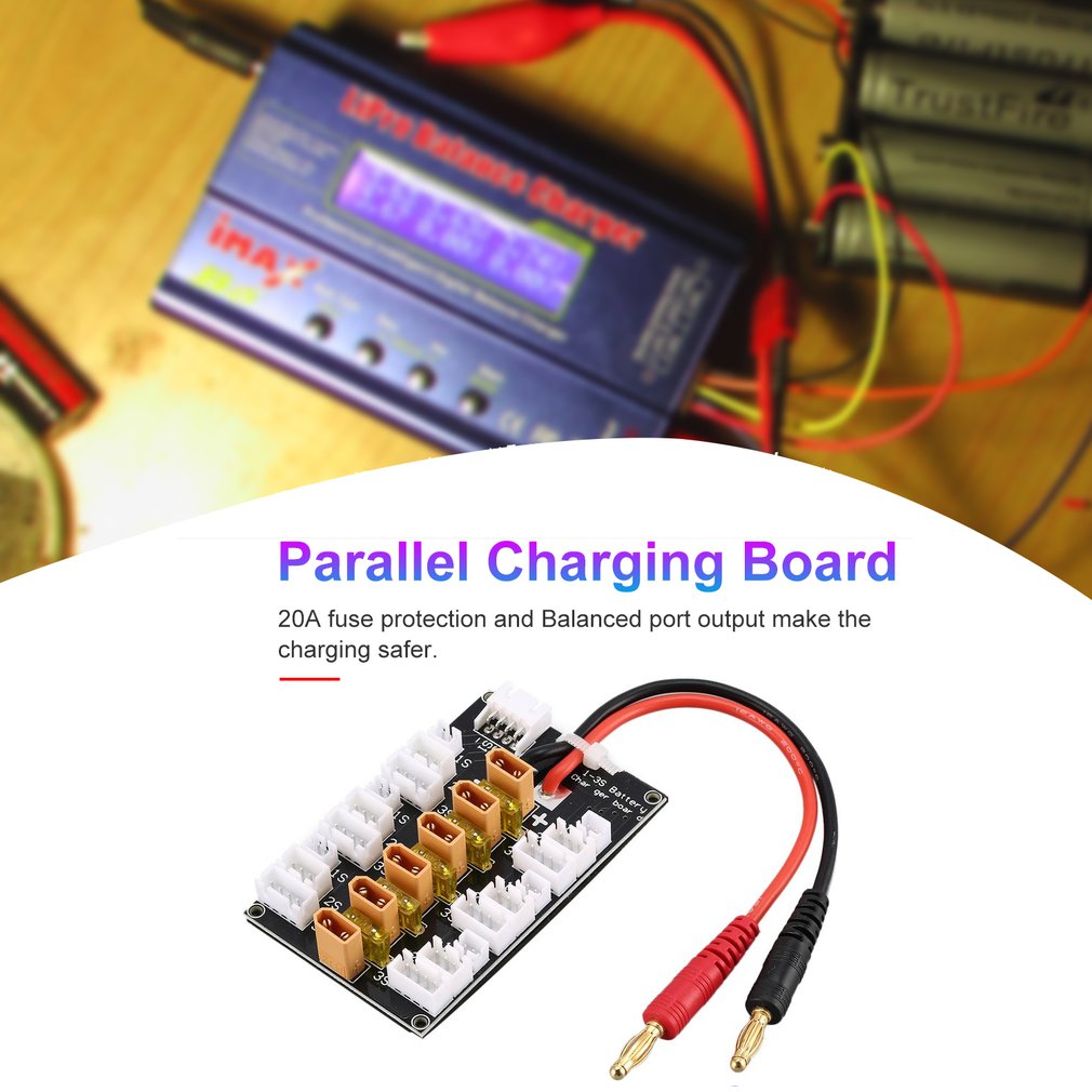 1S-3S 20A XT30 Plug Lipo Batte - огляд і ціна Drone Battery Parallel Board