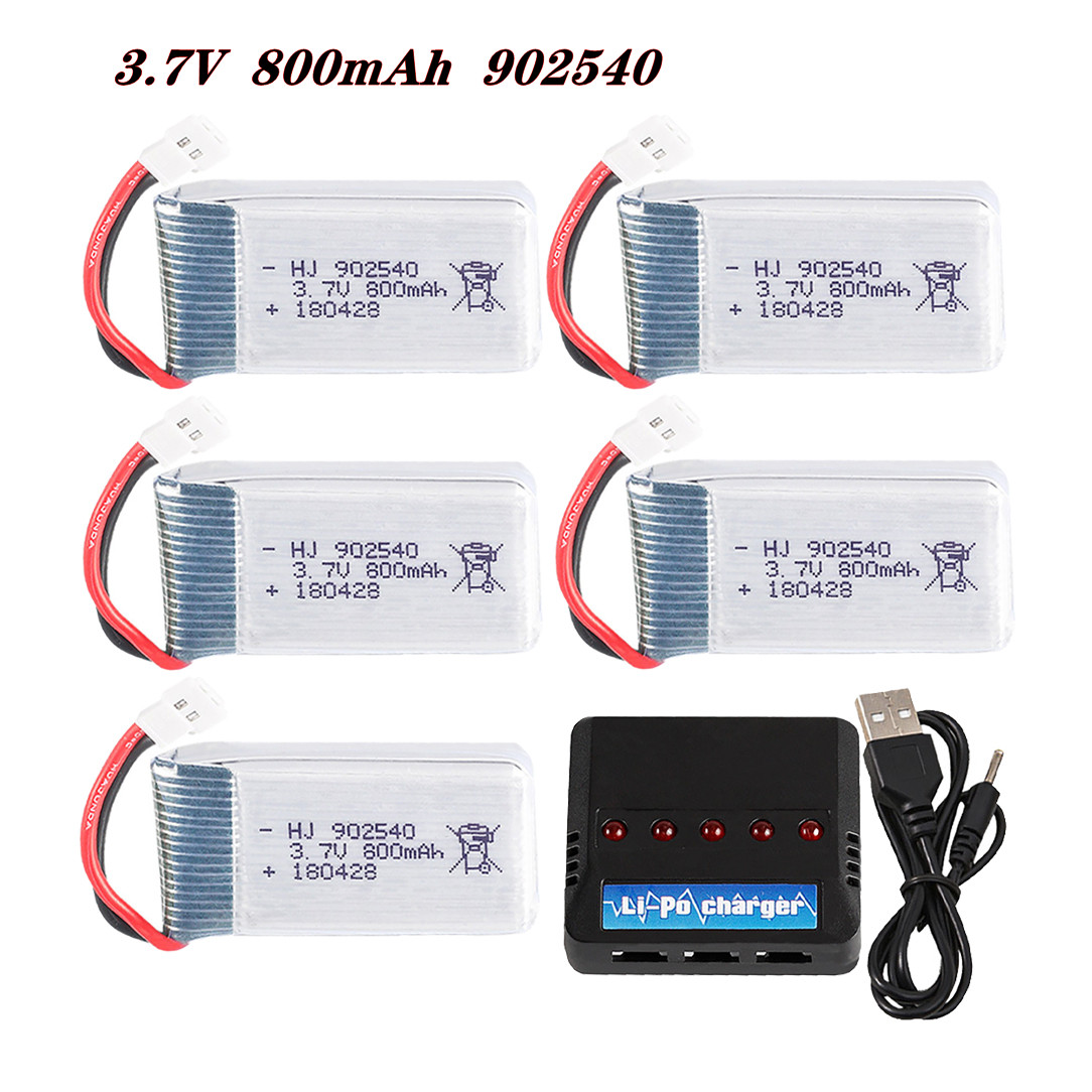 3.7V 800mAh 902540 25C Lipo Ba - огляд і ціна Drone Battery Lipo