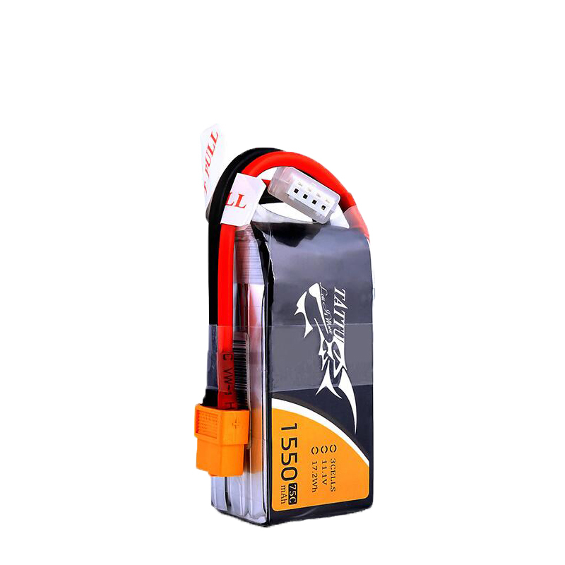 TATTU 3S 11.1V 1550mAh 75C LiP - огляд і ціна Drone Battery Li-Ion